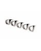 Набір кілець з кігтями Master Series Five-Piece Sensation Claw Rings - Silver Набір кілець з кігтями Master Series Five-Piece Sensation Claw Rings - Silver