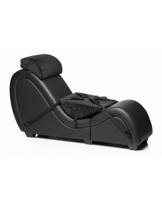 Секс-крісло з подушками Master Series Kinky Sex Lounge with Cushions - Black Секс-крісло з подушками Master Series Kinky Sex Lounge with Cushions - Black