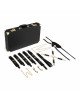 Набір для BDSM Bedroom Fantasies: Bondage Suitcase 13 Pcs - Cow Leather Набір для BDSM Bedroom Fantasies: Bondage Suitcase 13 Pcs - Cow Leather