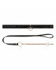 Нашийник з повідцем Rosy Gold - Collar with Leash - Black