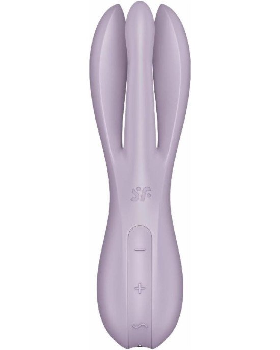Кліторальний вібратор Satisfyer Threesome 2 Violet Кліторальний вібратор Satisfyer Threesome 2 Violet