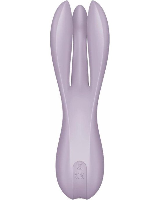Кліторальний вібратор Satisfyer Threesome 2 Violet Кліторальний вібратор Satisfyer Threesome 2 Violet