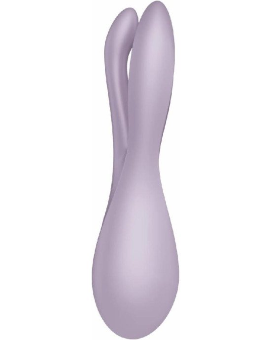 Кліторальний вібратор Satisfyer Threesome 2 Violet Кліторальний вібратор Satisfyer Threesome 2 Violet