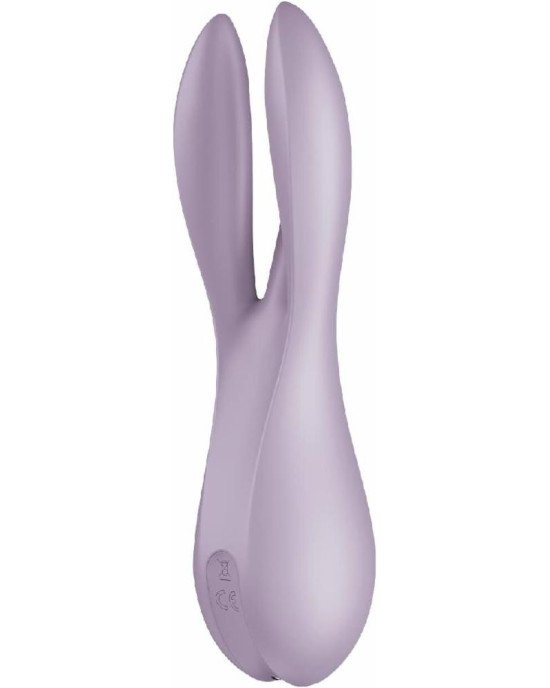Кліторальний вібратор Satisfyer Threesome 2 Violet Кліторальний вібратор Satisfyer Threesome 2 Violet