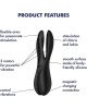 Кліторальний вібратор Satisfyer Threesome 2 Black Кліторальний вібратор Satisfyer Threesome 2 Black