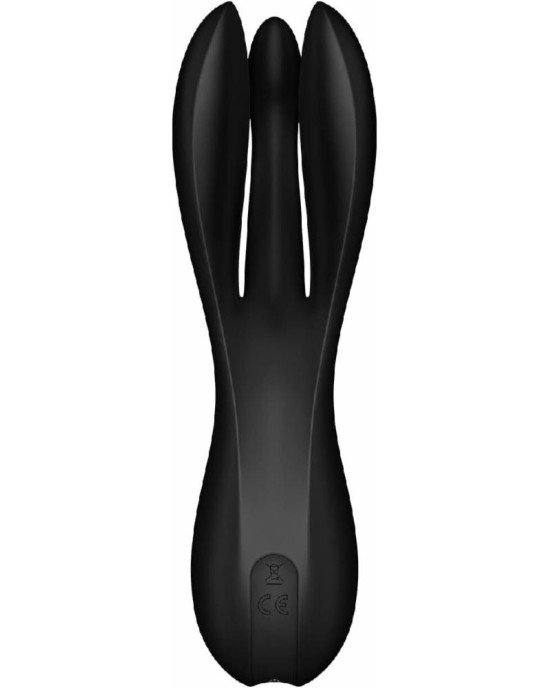 Кліторальний вібратор Satisfyer Threesome 2 Black Кліторальний вібратор Satisfyer Threesome 2 Black