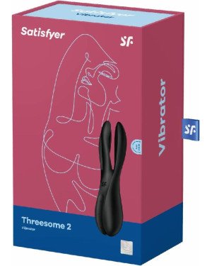 Кліторальний вібратор Satisfyer Threesome 2 Black Кліторальний вібратор Satisfyer Threesome 2 Black