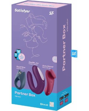 Набір Satisfyer Partner Box 3 (Double Joy, Sexy Secret + Royal One)