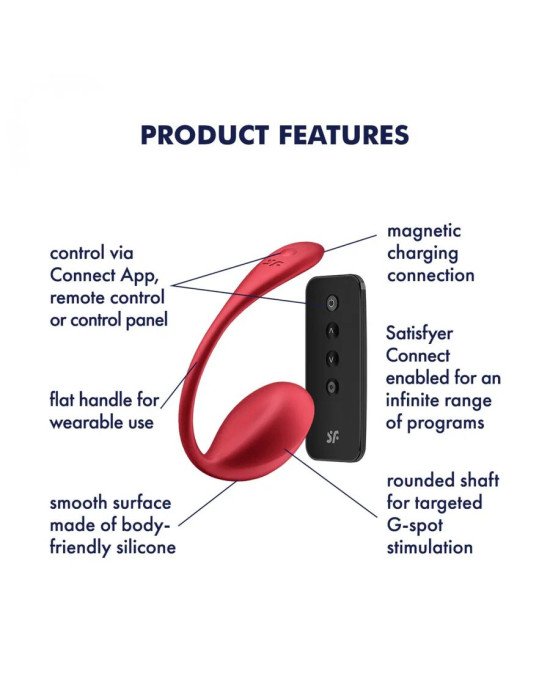 Віброяйце Satisfyer Shiny Petal Connect App Віброяйце Satisfyer Shiny Petal Connect App