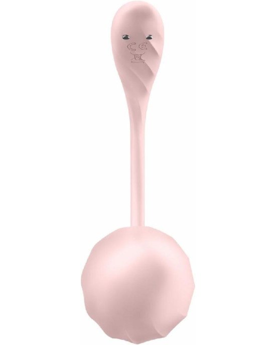 Віброяйце Satisfyer Ribbed Petal Connect App Rose
