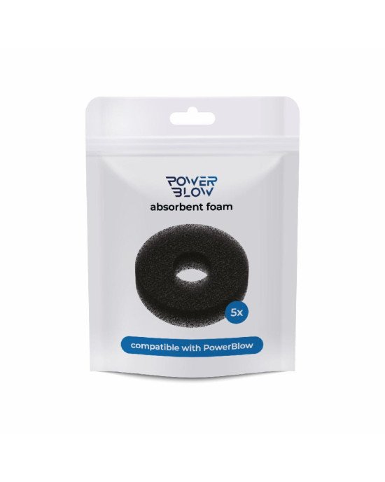 Поглинальна губка Kiiroo Powerblow Absorbent Foam 5 шт Поглинальна губка Kiiroo Powerblow Absorbent Foam 5 шт