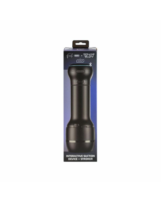 Мастурбатор-ротик Kiiroo Feel Mouth зі всмоктувальною інтерактивною насадкою PowerBlow Combo Set