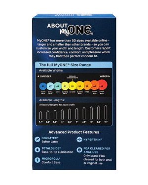 Презервативи MyONE Super Snug 10 шт, картонна коробка Презервативи MyONE Super Snug 10 шт, картонна коробка