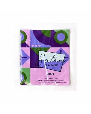 Латексна серветка Satin Dams Grape 1 шт Латексна серветка Satin Dams Grape 1 шт
