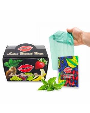 Набір латексних серветок Latex Dental Dams Mint 100 шт