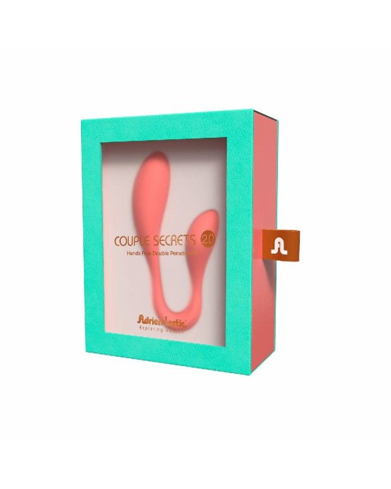 Смарт-вібратор для пар Adrien Lastic Couple Secrets 2.0, 2 мотори, 10 режимів Смарт-вібратор для пар Adrien Lastic Couple Secrets 2.0, 2 мотори, 10 режимів