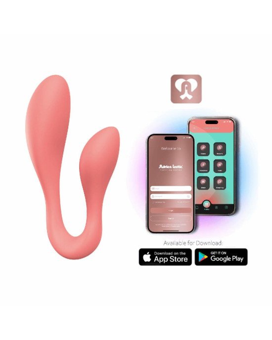 Смарт-вібратор для пар Adrien Lastic Couple Secrets 2.0, 2 мотори, 10 режимів Смарт-вібратор для пар Adrien Lastic Couple Secrets 2.0, 2 мотори, 10 режимів