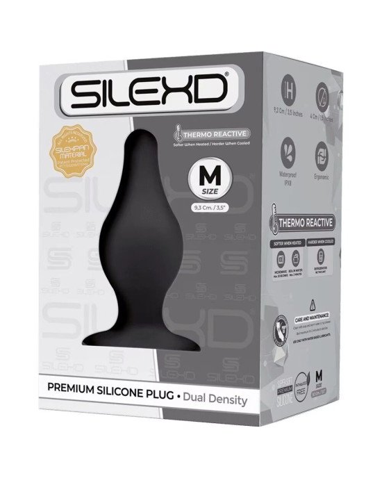 Анальна пробка SilexD (Model 2 size M), двошарова, силікон+Silexpan (попереднє пакуванняі!!!) Анальна пробка SilexD (Model 2 size M), двошарова, силікон+Silexpan (попереднє пакуванняі!!!)