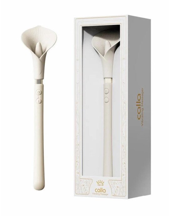 Вібромасажер Zalo — Calla Ivory White Вібромасажер Zalo — Calla Ivory White