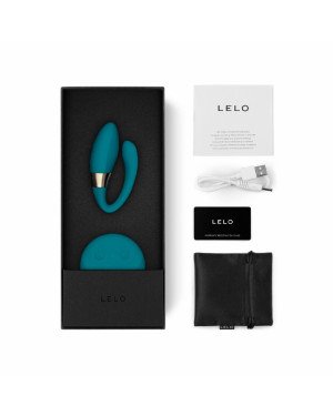 Вібратор для пар LELO Tiani Duo Ocean Blue, 2 мотори, пульт ДК Вібратор для пар LELO Tiani Duo Ocean Blue, 2 мотори, пульт ДК