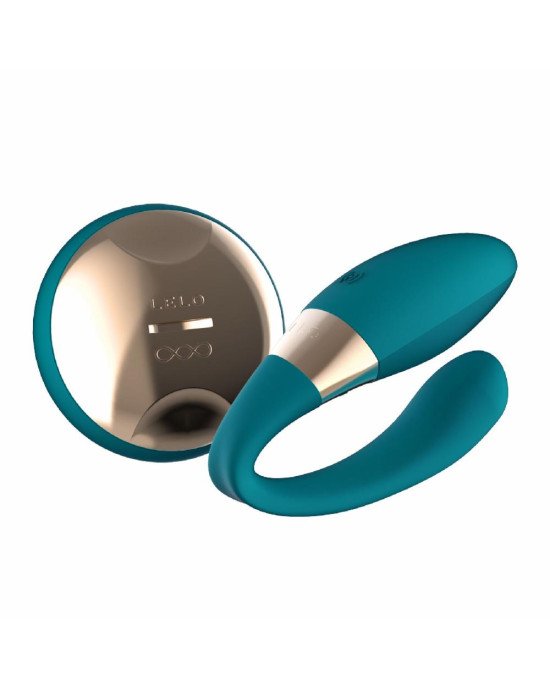 Вібратор для пар LELO Tiani Duo Ocean Blue, 2 мотори, пульт ДК Вібратор для пар LELO Tiani Duo Ocean Blue, 2 мотори, пульт ДК