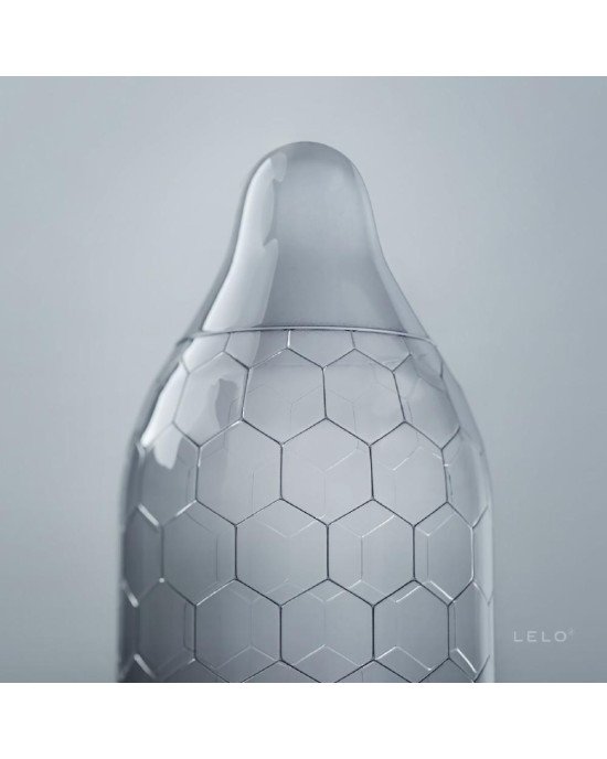 Презервативи LELO HEX Condoms Original 12 Pack, тонкі та суперміцні