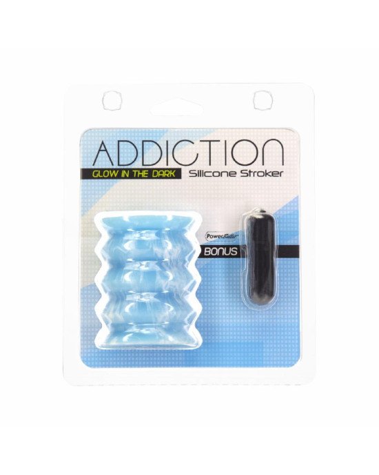 Мастурбатор ADDICTION Silicone Reversible Stroker – Glow in the Dark Мастурбатор ADDICTION Silicone Reversible Stroker – Glow in the Dark
