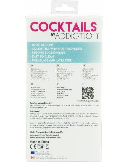 Фалоімітатор на присосці Cocktails by Addiction – Blue Lagoon Фалоімітатор на присосці Cocktails by Addiction – Blue Lagoon