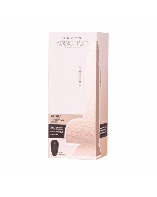 Фалоімітатор із пульсацією Addiction Naked Addiction 8.5” Thruster - Vanilla Фалоімітатор із пульсацією Addiction Naked Addiction 8.5” Thruster - Vanilla