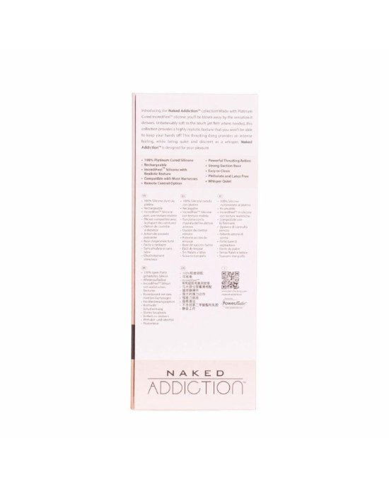 Фалоімітатор із пульсацією Addiction Naked Addiction 8.5” Thruster - Vanilla Фалоімітатор із пульсацією Addiction Naked Addiction 8.5” Thruster - Vanilla