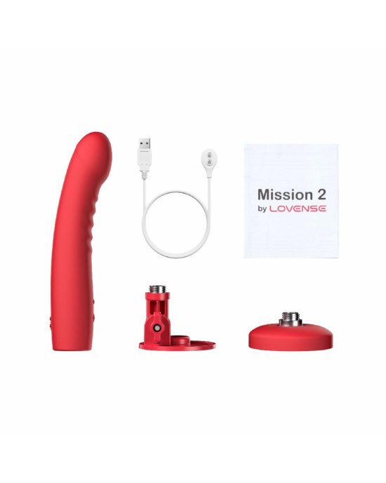 Дилдо з вібрацією Lovense Mission 2 Vibrating suction cup dildo Дилдо з вібрацією Lovense Mission 2 Vibrating suction cup dildo
