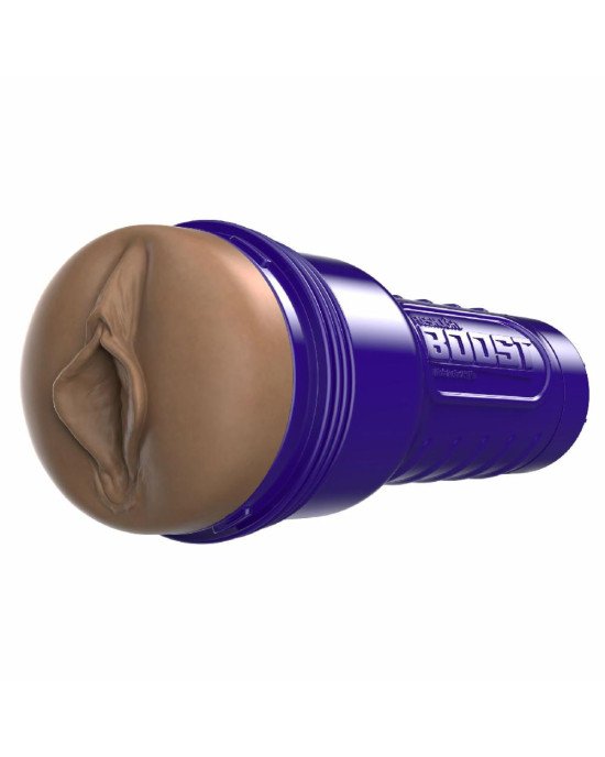Мастурбатор-вагіна Fleshlight Boost Bang Medium Dark Flesh, плаваючі кільця Turbo Tech Мастурбатор-вагіна Fleshlight Boost Bang Medium Dark Flesh, плаваючі кільця Turbo Tech