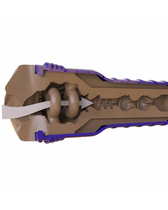 Мастурбатор-вагіна Fleshlight Boost Bang Medium Dark Flesh, плаваючі кільця Turbo Tech Мастурбатор-вагіна Fleshlight Boost Bang Medium Dark Flesh, плаваючі кільця Turbo Tech