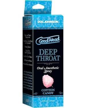 Спрей для мінету Doc Johnson GoodHead DeepThroat Spray - Cotton Candy 59 мл для глибокого мінету