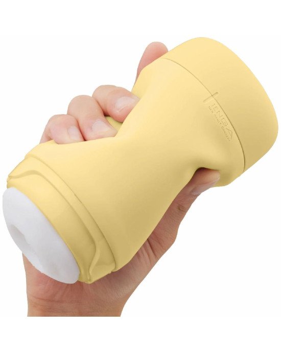Мастурбатор TENGA PUFFY Custard Yellow, ультрам’який матеріал, багаторазовий, наскрізний Мастурбатор TENGA PUFFY Custard Yellow, ультрам’який матеріал, багаторазовий, наскрізний