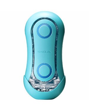 Мастурбатор Tenga Flip Orb — Ocean Blue, з можливістю зміни тиску та стимулювальними кульками всередині
