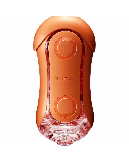 Мастурбатор Tenga Flip Orb — Sunset Orange, з можливістю зміни тиску та стимулювальними кульками всередині Мастурбатор Tenga Flip Orb — Sunset Orange, з можливістю зміни тиску та стимулювальними кульками всередині