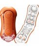 Мастурбатор Tenga Flip Orb — Sunset Orange, з можливістю зміни тиску та стимулювальними кульками всередині Мастурбатор Tenga Flip Orb — Sunset Orange, з можливістю зміни тиску та стимулювальними кульками всередині