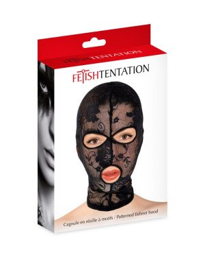 Капюшон для БДСМ Fetish Tentation Patterned fishnet hood Капюшон для БДСМ Fetish Tentation Patterned fishnet hood