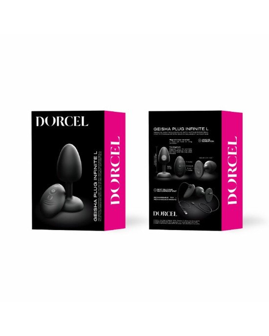 Анальна вібропробка Dorcel GEISHA PLUG INFINITE L Анальна вібропробка Dorcel GEISHA PLUG INFINITE L
