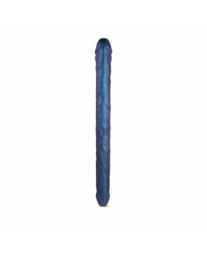 Фалоімітатор подвійний Strap-On-Me DOUBLE DONG REALISTIC DILDO - SNAKY METALLIC COLOR
