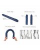 Фалоімітатор подвійний Strap-On-Me DOUBLE DONG REALISTIC DILDO - SNAKY METALLIC COLOR Фалоімітатор подвійний Strap-On-Me DOUBLE DONG REALISTIC DILDO - SNAKY METALLIC COLOR