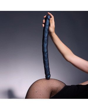 Фалоімітатор подвійний Strap-On-Me DOUBLE DONG REALISTIC DILDO - SNAKY METALLIC COLOR Фалоімітатор подвійний Strap-On-Me DOUBLE DONG REALISTIC DILDO - SNAKY METALLIC COLOR