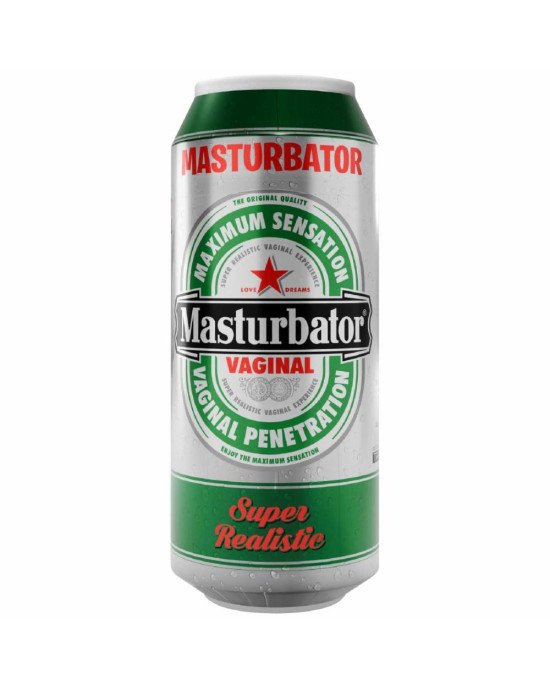 Мастурбатор-вагіна Alive Heineken Vagina II у вигляді банки пива Мастурбатор-вагіна Alive Heineken Vagina II у вигляді банки пива
