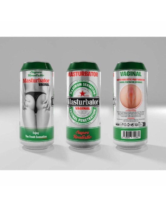 Мастурбатор-вагіна Alive Heineken Vagina II у вигляді банки пива Мастурбатор-вагіна Alive Heineken Vagina II у вигляді банки пива