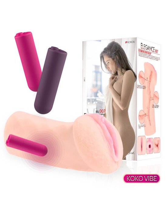 Мастурбатор Kokos Elegance 007 Vibe Мастурбатор Kokos Elegance 007 Vibe