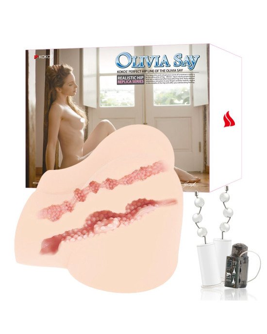 Мастурбатор Kokos OLIVIA SAY два входи: вагіна і попка Мастурбатор Kokos OLIVIA SAY два входи: вагіна і попка
