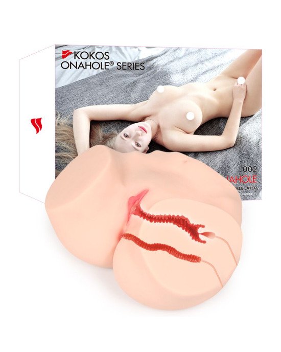 Мастурбатор Kokos 002 Hanna ONAHOLE Real Vagina Double Layer Мастурбатор Kokos 002 Hanna ONAHOLE Real Vagina Double Layer