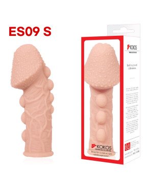 Насадка на член Kokos Extreme Sleeve ES.09 розмір S, потовщувальна, стимулюючий рельєф