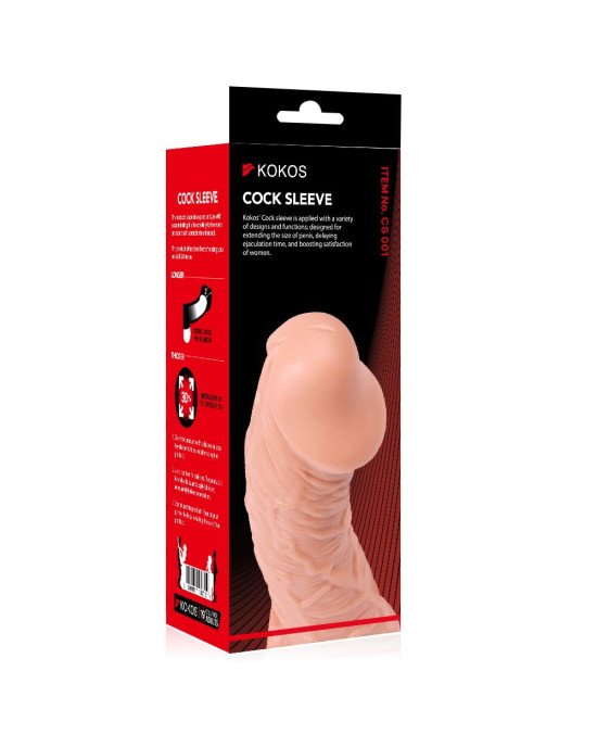 Насадка на член Kokos Cock Sleeve CS 001 L Насадка на член Kokos Cock Sleeve CS 001 L